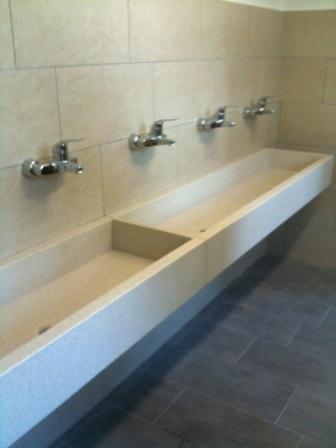 Gipsfangbecken mit Schlammfang